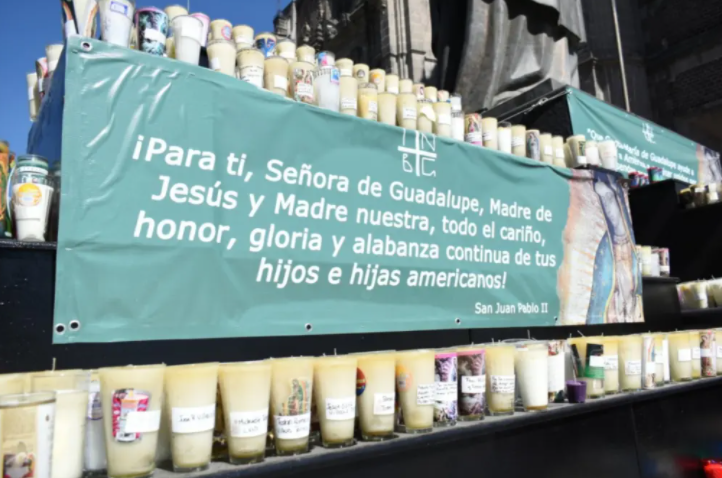 BASÍLICA DE GUADALUPE RECIBE 14 MIL VELADORAS; SERÁN ENCENDIDAS ESTE VIERNES