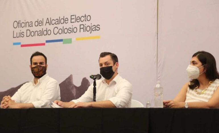 Luis Donaldo Colosio presenta gabinete para Monterrey