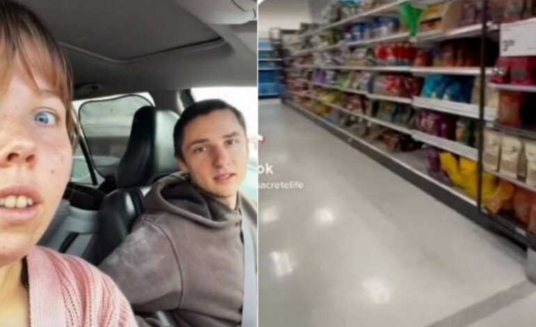 Pareja renta supermercado para NO convivir con gente; le tienen FOBIA a los gérmenes