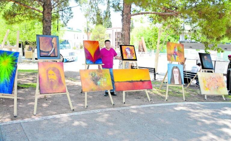 Se exhiben obras de chihuahuenses en el Parque del Arte