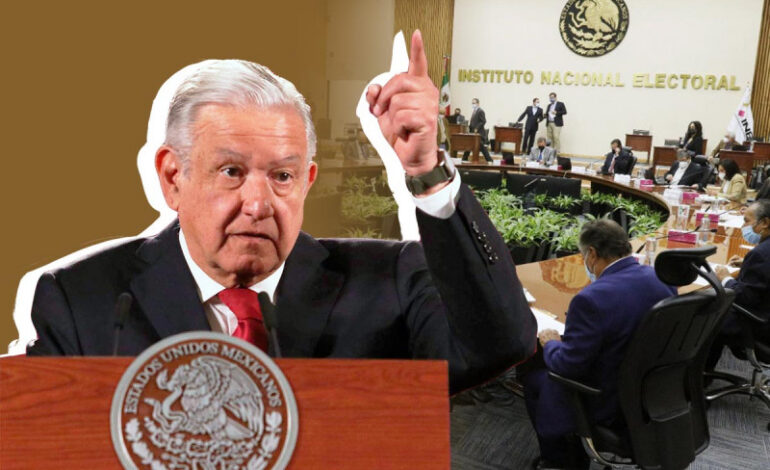El INE sí se toca y claro que se debe de tocar: López Obrador
