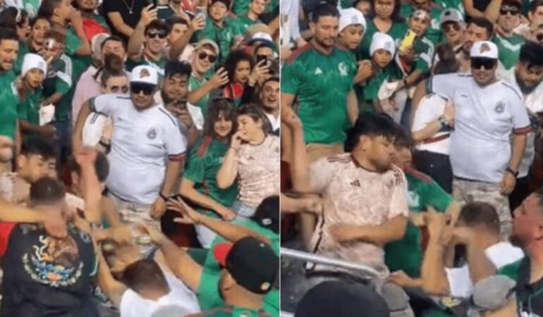 Aficionado del Tri apuñala a otro en pleno partido México vs Qatar