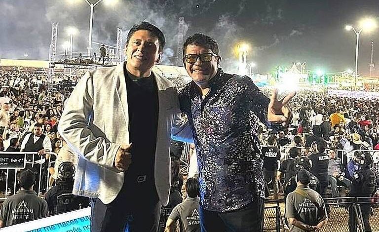 Juanjo y el Pollito un éxito más como presentadores de la Feria Juárez 2023