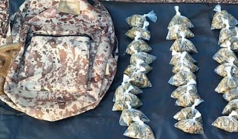 Asegura más de 260 dosis de diferentes drogas en Sonora