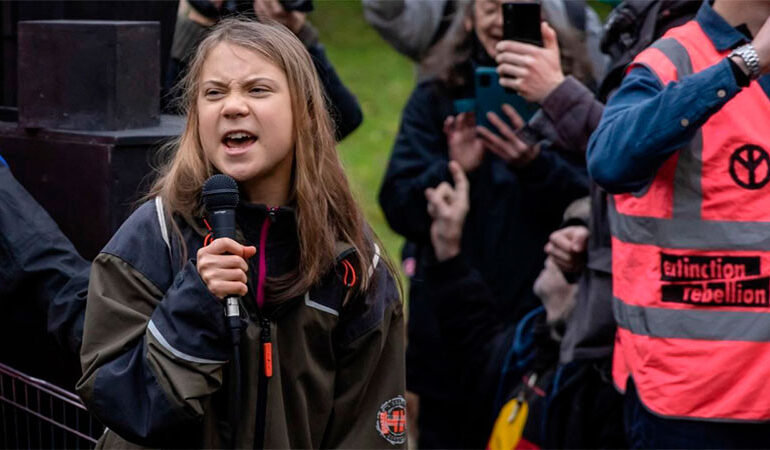 Detienen a Greta Thunberg durante una protesta, en Noruega