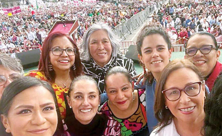 Hubo Zócalo lleno, dice Claudia Sheinbaum
