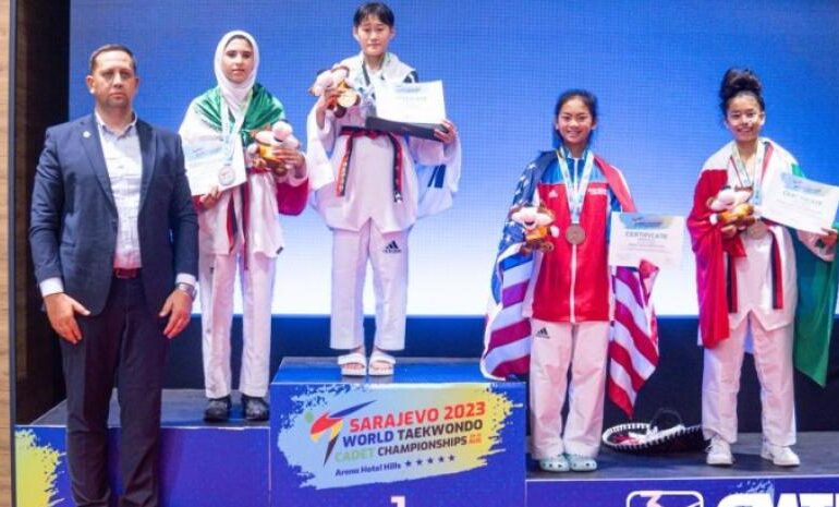 Nahomi Martínez obtiene medalla de bronce en Mundial de TKD