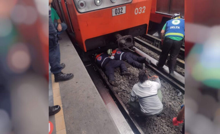 Se arroja al Metro en la estación Instituto del Petróleo y sobrevive milagrosamente