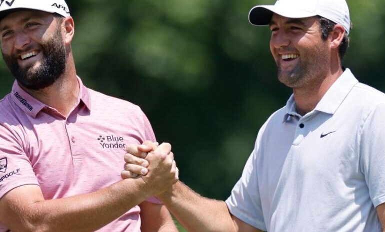 Scottie Scheffler y Jon Rahm, los protagónicos de la temporada