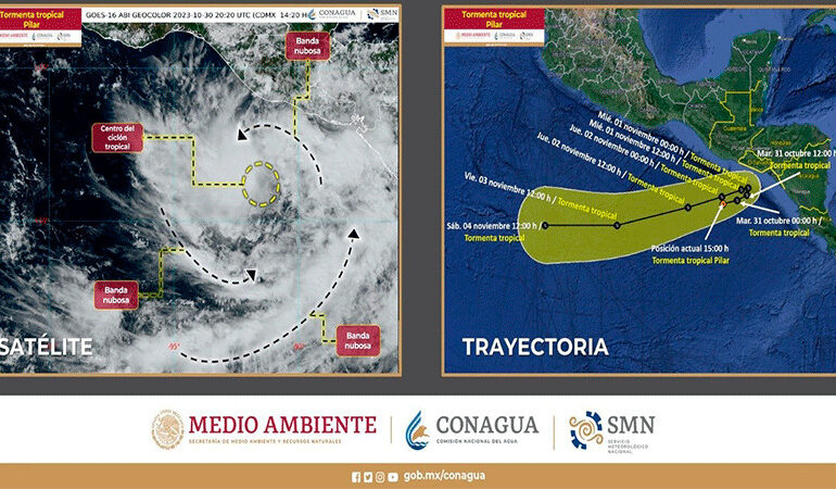Centroamérica, en alerta máxima por tormenta tropical “Pilar”