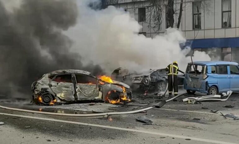 Al menos 18 muertos y 111 heridos tras ataque ucraniano a ciudad rusa de Bélgorod