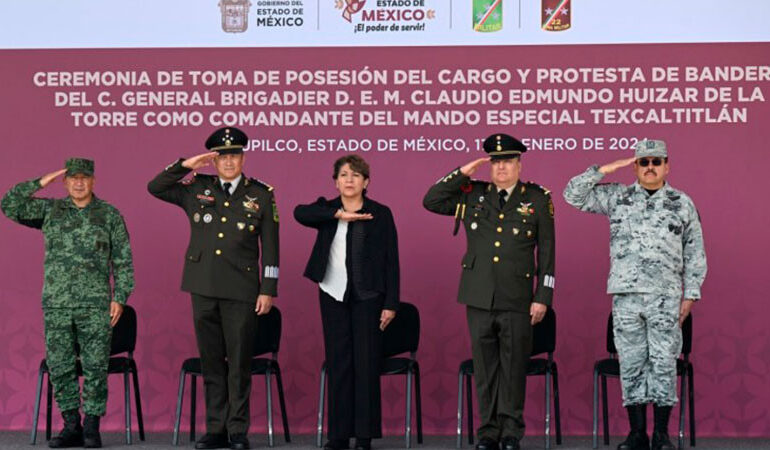 Asume Sedena mando especial en Texcaltitlán, Estado de México