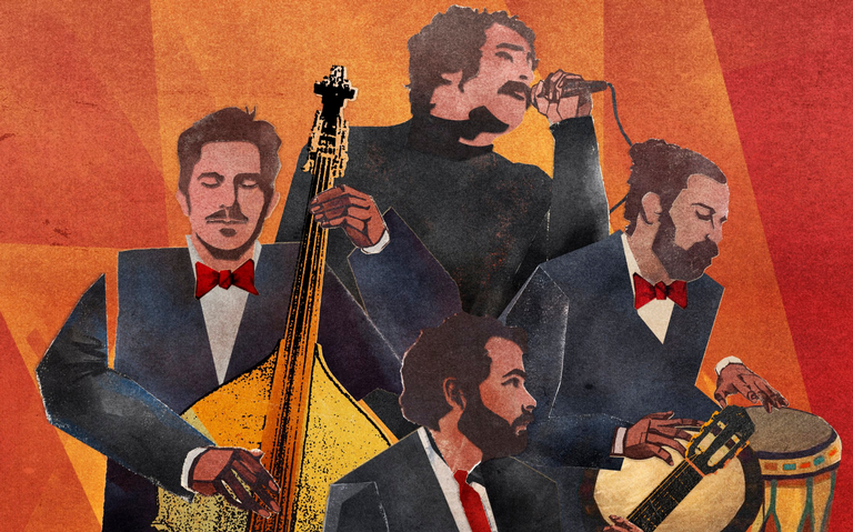 Enjambre enfrenta el reto de cambiar de ritmo para el álbum Noches de salón