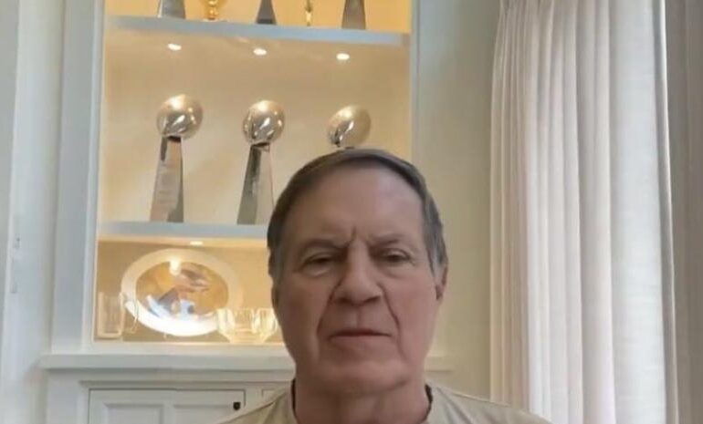 Bill Belichick, seis veces campeón con Pats, se unirá a la transmisión del Draft de la NFL