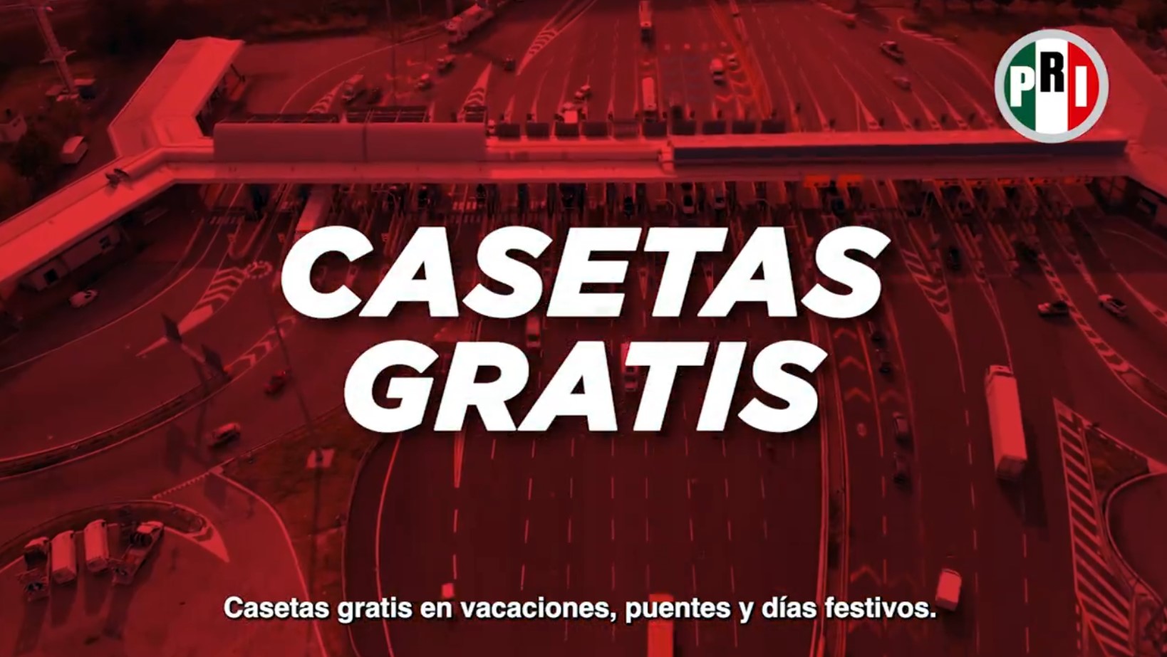 La propuesta del PRI consiste en eximir del pago de casetas a los turistas nacionales durante puentes, días festivos y períodos vacacionales oficiales.