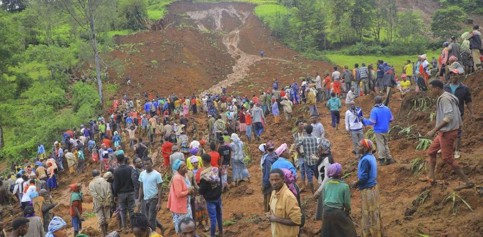 Al menos 157 muertos, incluyendo niños, en deslizamientos de tierra Etiopía