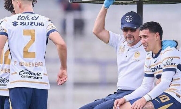 Baja para Pumas, Leo Suárez se lesiona la rodilla derecha antes de la Leagues Cup
