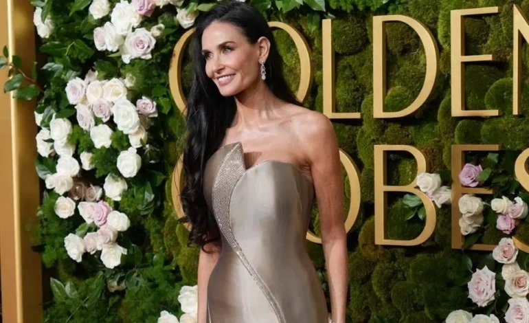 Alza Demi Moore su primer Globo de Oro con ‘La Sustancia’
