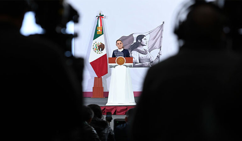 Cambia de horario la conferencia "Mañanera" de Sheinbaum este jueves