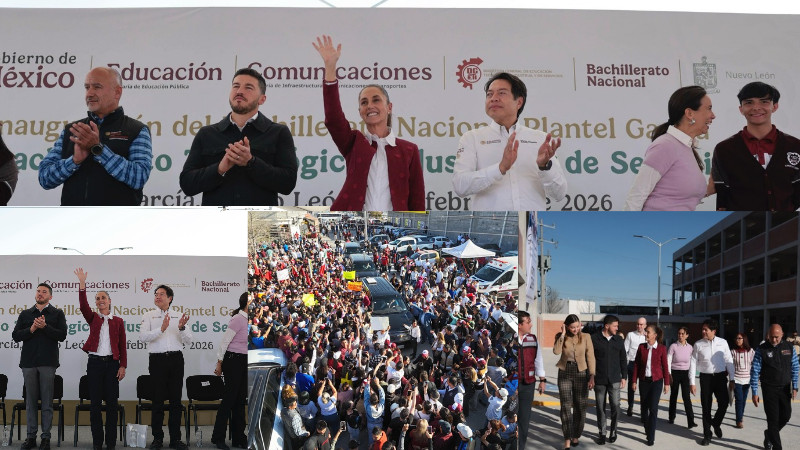 Inauguran Bachillerato Tecnológico en García y anuncian dos nuevos planteles para 2026