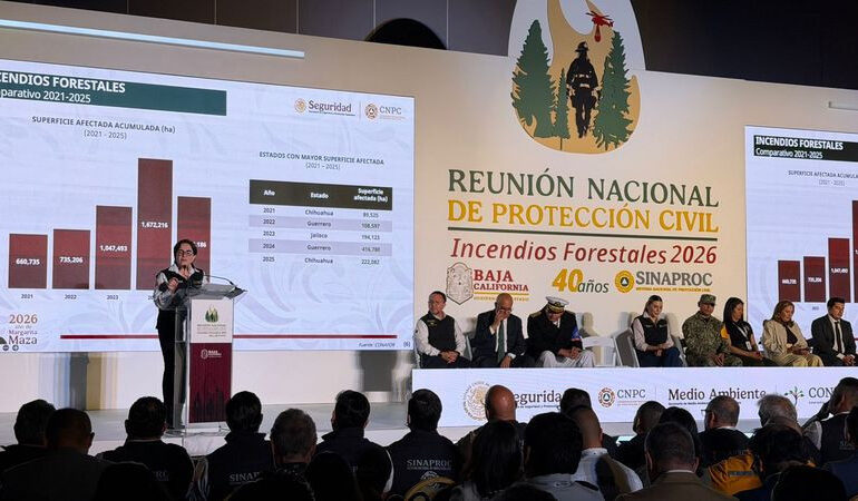 Inauguran Reunión Nacional de Protección Civil de Incendios Forestales 2026 en Baja California